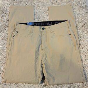 Denali Tan Travel Pants 34/32 NWT